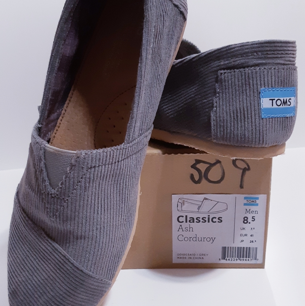 TOMS Ash Corduroy Men's Classics